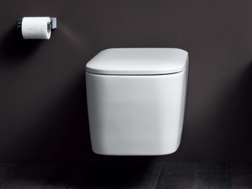 SEMPLICE - Wall-hung ceramic toilet by Nic - view 2