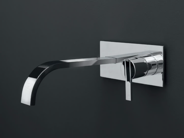 SOLO - Wall-mounted single handle washbasin mixer by Nic - view 2