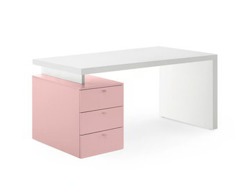 Desk with drawer unit - Modular desk by Nidi - view 2