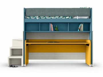 Shaped sliding desk - Modular desk by Nidi - view 2