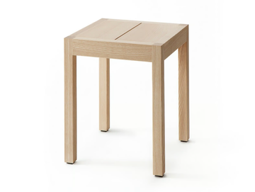 SEMINAR KVJ1 - Low stackable wooden stool by Nikari - view 3