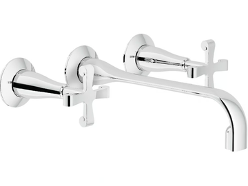 CARLOS PRIMERO - 3 hole wall-mounted washbasin tap by Nobili - view 2