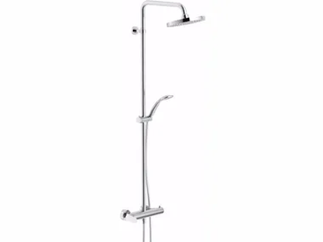 BLUES - Wall-mounted shower panel with overhead shower by Nobili - view 2