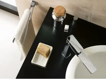 LOOP - Washbasin mixer with automatic pop-up waste by Nobili - view 2