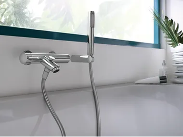 LIVE - Wall-mounted single handle bathtub mixer by Nobili - view 2