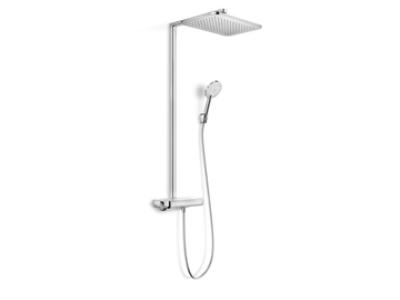 PLAIN - Wall-mounted thermostatic shower panel by Nobili - view 2
