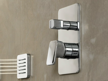 LOOP - Shower mixer with plate by Nobili - view 2