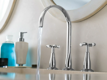 CARLOS PRIMERO - 3 hole countertop washbasin tap by Nobili - view 3