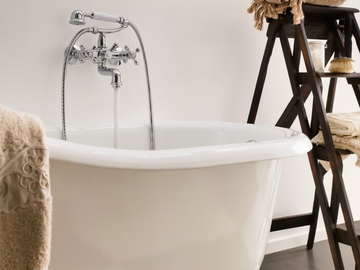 GRAZIA - Wall-mounted bathtub tap with hand shower by Nobili - view 3