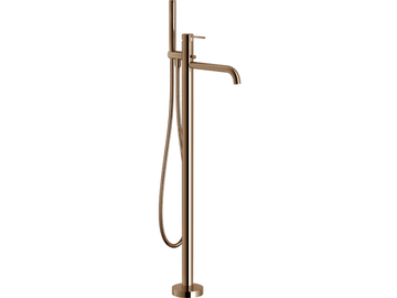 VELIS - Floor standing single handle bathtub mixer with hand shower by Nobili - view 2