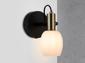 ARILD - Handmade adjustable blown glass wall light by Nordlux - view 3