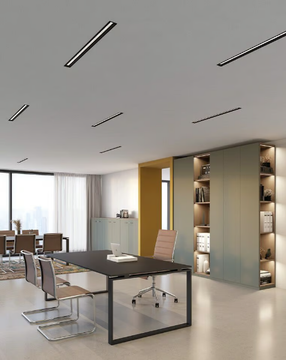 P-25 - Ceiling mounted linear lighting profile built-in by Novalux - view 3