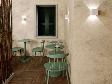 PUNTO - LED powder coated aluminium wall lamp by Novalux - view 2