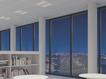 SCHOOL - LED powder coated steel Lamp for false ceiling by Novalux - view 2