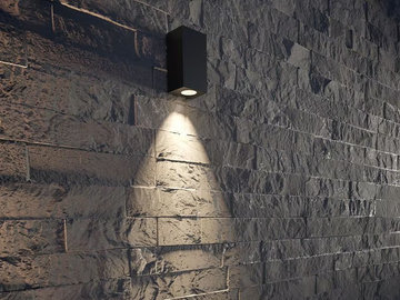 SOAP - LED powder coated aluminium Outdoor wall Lamp by Novalux - view 2