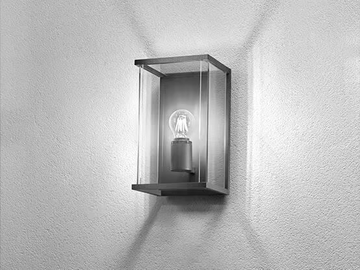 TECA - Glass and aluminium outdoor wall lamp by Novalux - view 2
