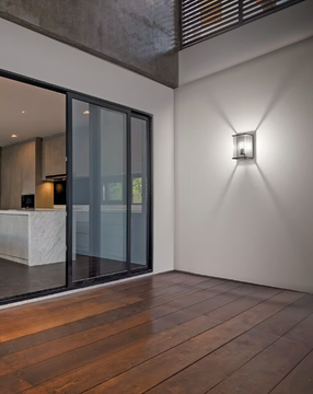 TECA - Glass and aluminium outdoor wall lamp by Novalux - view 3