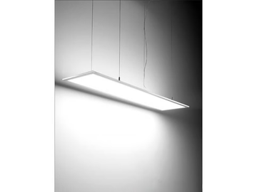 THE PANEL BIEMISSIONE - Powder coated aluminium ceiling lamp / pendant lamp by Novalux - view 3