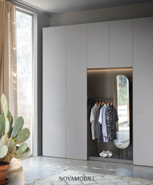 ALFA - Sectional wardrobe by Novamobili - view 3