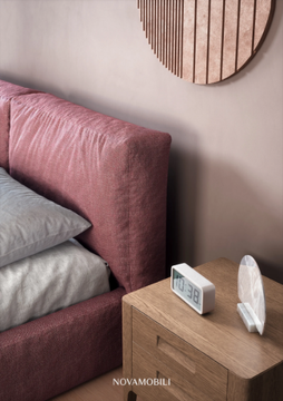 BRICK - Upholstered fabric storage bed by Novamobili - view 3