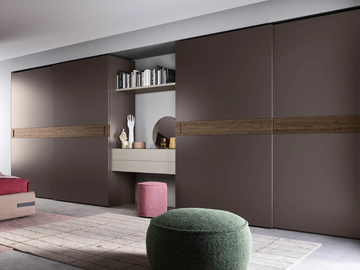 CLASS - Wardrobe with sliding doors by Novamobili - view 2