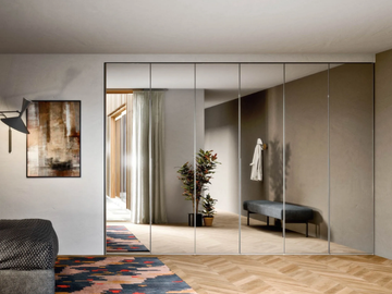 CRYSTAL - Sectional wardrobe by Novamobili - view 2