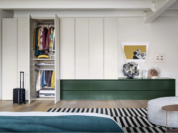 GOLA - Sectional wardrobe with drawers by Novamobili - view 2