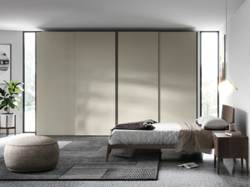 GOLA - Sectional wardrobe with sliding doors by Novamobili - view 2