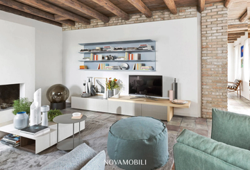 HORIZON - Wooden wall shelf by Novamobili - view 3