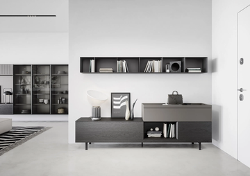 HUB - Open wall cabinet by Novamobili - view 3