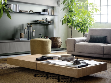 LOTO - Fabric pouf with removable lining by Novamobili - view 3