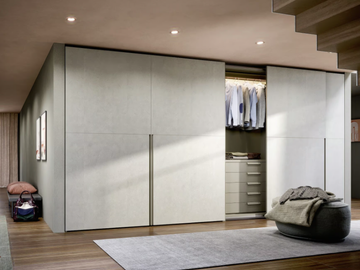 PICTURE - Wardrobe with coplanar doors by Novamobili - view 2