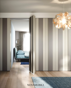 PLISSÉ - Wardrobe with hinged doors by Novamobili - view 3