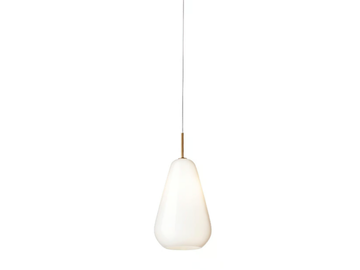 ANOLI 1 MEDIUM OPAL - Blown glass pendant lamp by Nuura - view 2