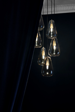 ANOLI 6 - Blown glass pendant lamp by Nuura - view 3
