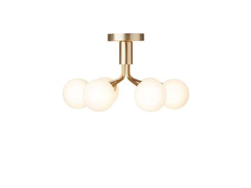 APIALES 6 OPAL - LED blown glass ceiling lamp by Nuura - view 3