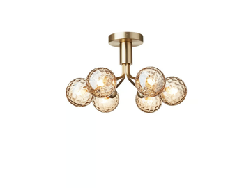 APIALES 6 OPTIC - LED blown glass ceiling lamp by Nuura - view 2