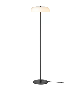 BLOSSI BLACK - LED opal glass floor lamp by Nuura - view 3