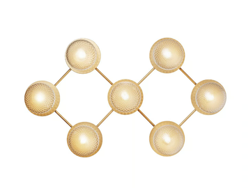 LIILA 7 OPTIC - Painted metal and glass wall lamp / ceiling lamp by Nuura - view 3
