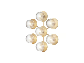 LIILA STAR OPTIC - Painted metal and glass wall lamp / ceiling lamp by Nuura - view 3