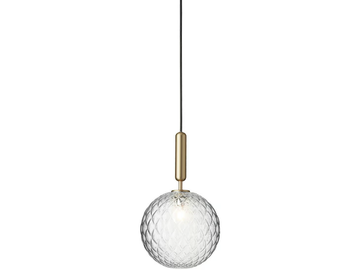 MIIRA 1 BRASS OPTIC - LED blown glass pendant lamp by Nuura - view 3