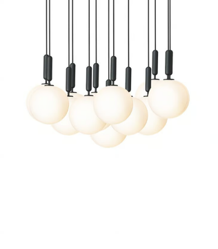 MIIRA 13 OPAL - Blown glass pendant lamp by Nuura - view 3