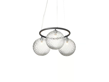 MIIRA 3 CIRCULAR OPTIC - LED glass chandelier by Nuura - view 2