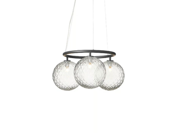 MIIRA 3 CIRCULAR OPTIC - LED glass chandelier by Nuura - view 3