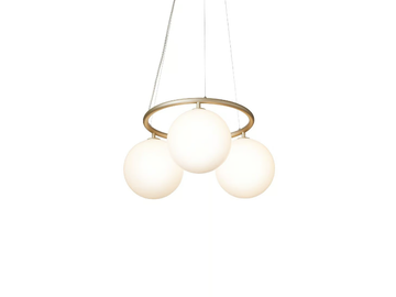 MIIRA 3 CIRCULAR - LED glass chandelier by Nuura - view 2