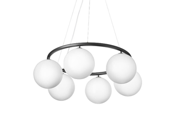 MIIRA 6 CIRCULAR OPAL - LED opal glass pendant lamp by Nuura - view 2
