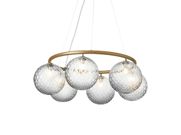 MIIRA 6 CIRCULAR OPTIC - LED blown glass pendant lamp by Nuura - view 2
