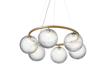 MIIRA 6 CIRCULAR OPTIC - LED blown glass pendant lamp by Nuura - view 3