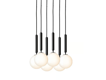 MIIRA 6 OPAL - Blown glass pendant lamp by Nuura - view 3