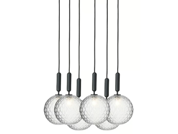 MIIRA 6 OPTIC - Blown glass pendant lamp by Nuura - view 2
